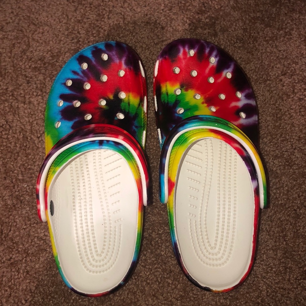 Tie Dye Crocs